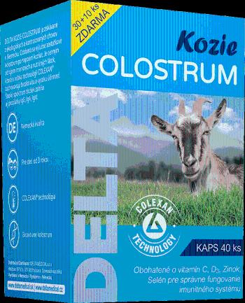 DELTA Colostrum KOZIE 40 kapsúl