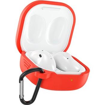 AlzaGuard Premium Silicone Case na Samsung Galaxy Buds Live / Buds Pro / Buds 2 / Buds 2 Pro červené (AGD-SCS002R)