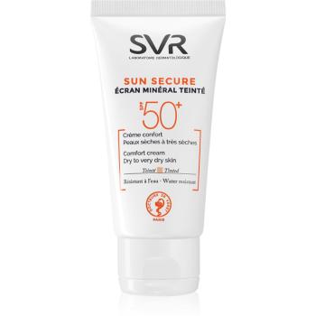 SVR Sun Secure minerálny tónovací krém pre suchú až veľmi suchú pleť SPF 50+ 50 ml