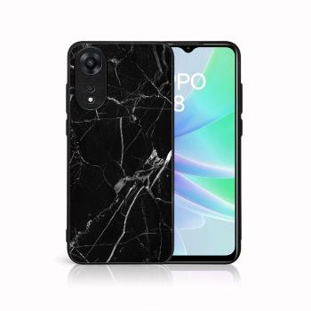 MY ART Ochranný kryt pre Oppo A78 BLACK MARBLE (142)