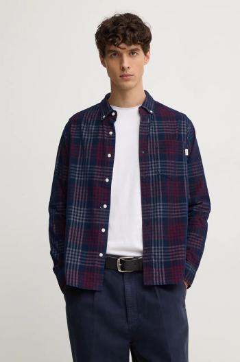 Bavlnená košeľa Pepe Jeans MARCUS pánska, tmavomodrá farba, regular, s golierom button-down, PM308726