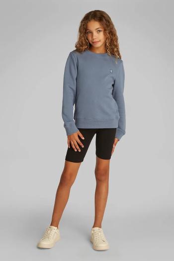 Detská mikina Calvin Klein Jeans šedá farba, jednofarebná, IU0IU00570