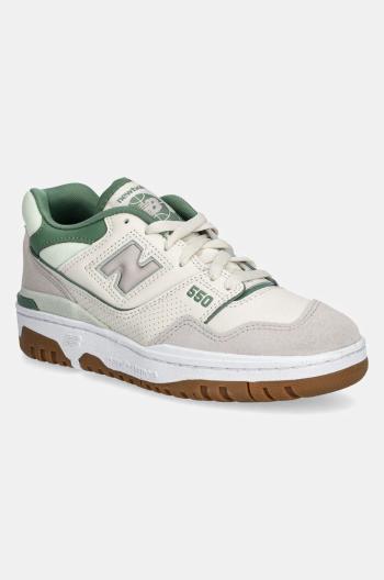 Kožené tenisky New Balance 550 béžová farba, BBW550HK