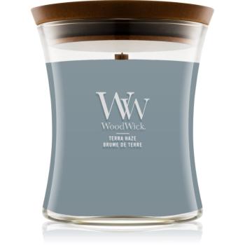 Woodwick Terra Haze vonná sviečka s dreveným knotom 275 g