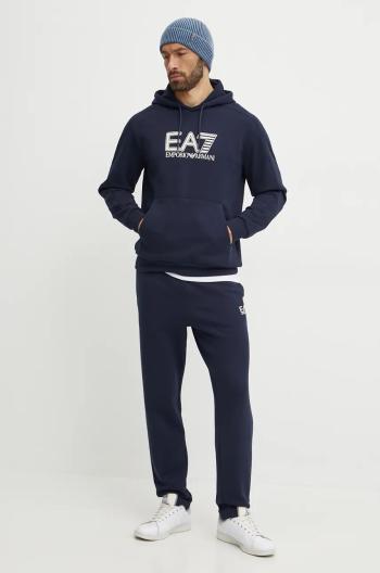 Tepláková súprava EA7 Emporio Armani pánska, tmavomodrá farba, PJVTZ.6DPV65
