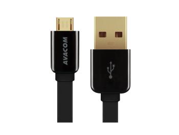 AVACOM MIC-120K kábel USB - Micro USB, 120cm, čierna
