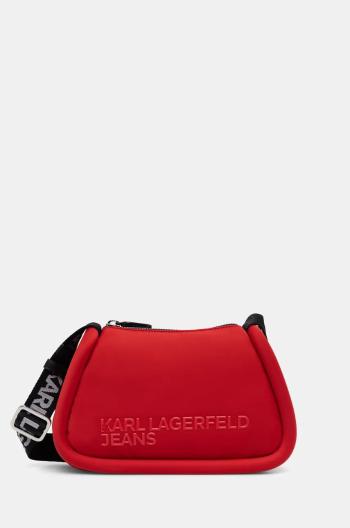 Kabelka Karl Lagerfeld Jeans červená farba, 246J3018