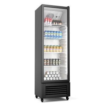 Klarstein GrandCooler chladnička na nápoje, 306 l, LED osvetlenie, s kolieskami, 4 police