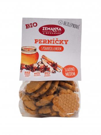 BIOPEKÁRNA ZEMANKA Bezlepkové perníčky BIO 100 g