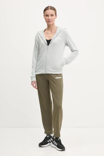 Tepláková súprava adidas LINEAR TS dámska, šedá farba, JD2697