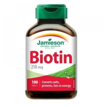 JAMIESON Biotín 250 mcg 100 tabliet