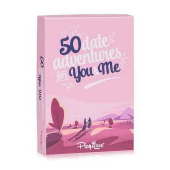 Spielehelden 50 Date Adventures for You & Me, игра с карти, за двойки, 50 карти v anglickom jazyku