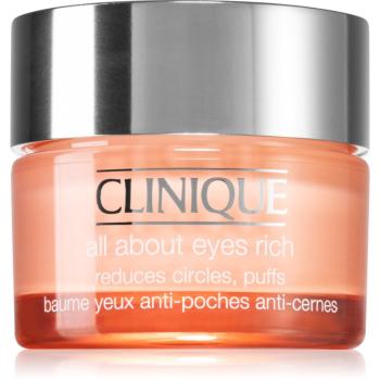 Clinique All About Eyes™ Rich hydratačný očný krém proti opuchom a tmavým kruhom 30 ml