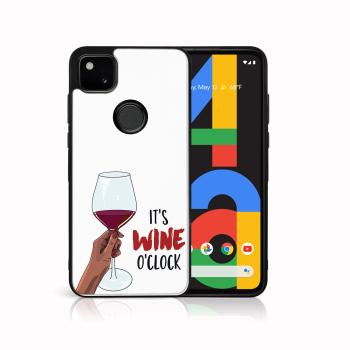 MY ART Silikónový kryt Google Pixel 4a WINE (007)