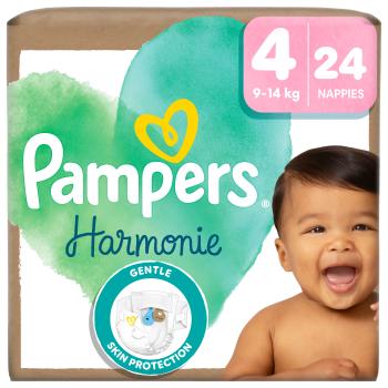 PAMPERS Harmónia Plienky veľkosť 4, 9-14 kg, 24 ks