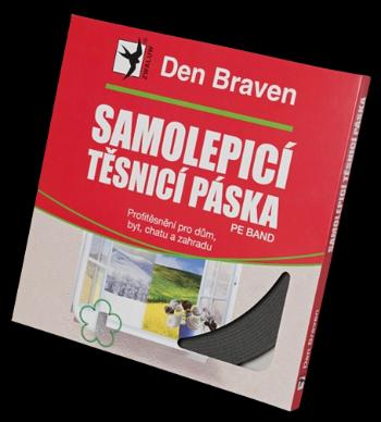 DEN BRAVEN - Samolepiaca tesniaca páska do okien a dverí biela 9mmx2