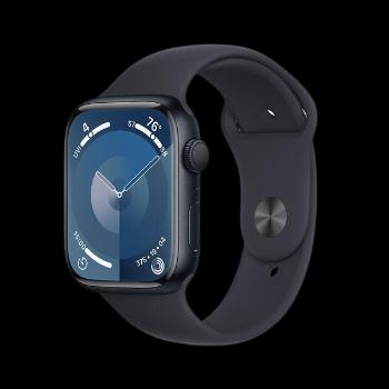 APPLE Watch Series 9 GPS 45mm Midnight Aluminium Case with Midnight Sport Band - M/L