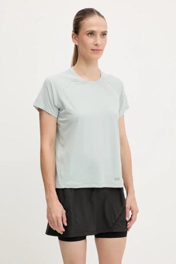 Športové tričko Helly Hansen SHINE SOLEN tyrkysová farba, 49577