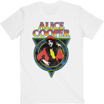 Alice Cooper tričko Snakeskin Biela XL