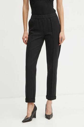 Tepláky Marciano Guess JODY čierna farba, rovné, vysoký pás, 4BGB22 6375Z