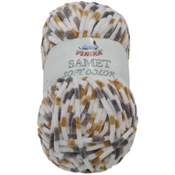 Samet Soft color 100 g – 17 béžová,  sivá, biela (7107)