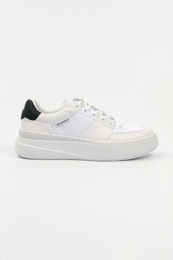 Tenisky Karl Lagerfeld KRONOS pánske, biela farba, KL54025