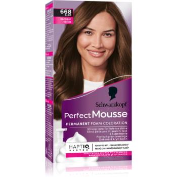 Schwarzkopf Perfect Mousse permanentná farba na vlasy odtieň 668 Hazelnut 1 ks