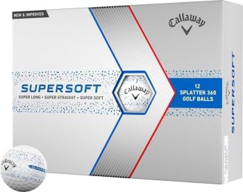 Callaway Supersoft 2023 Blue Splatter Golfové lopty