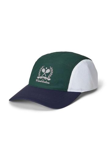Šiltovka Polo Ralph Lauren Wimbledon Collection zelená farba, s nášivkou, 710970543