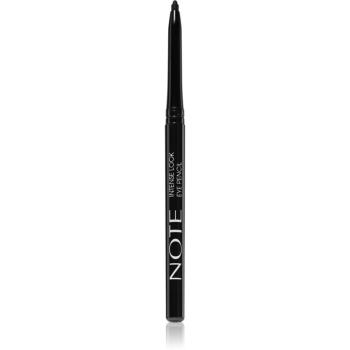 Note Cosmetique Intense Look vodeodolná ceruzka na oči Black 0,35 g