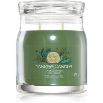 Yankee Candle Sage & Citrus vonná sviečka Signature Signature 368 g