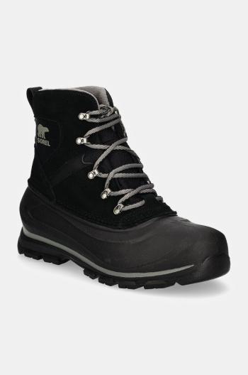 Členkové topánky Sorel BUXTON LACE WP 24 pánske, čierna farba, 2084901010