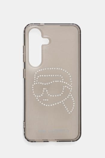 Puzdro na mobil Karl Lagerfeld Samsung Galaxy S25 čierna farba, KLHCS25SHKHDCELK