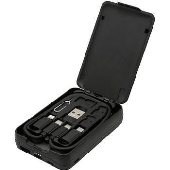 M-Style mini cestovný set 9v1 pre mobilné zariadenia s powerbankou 5000 mAh (4708-MS-924778)