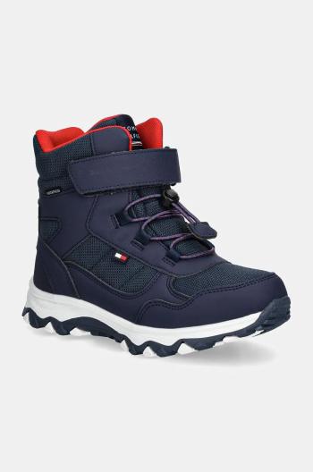 Detské zimné topánky Tommy Hilfiger tmavomodrá farba, T1X5-33710