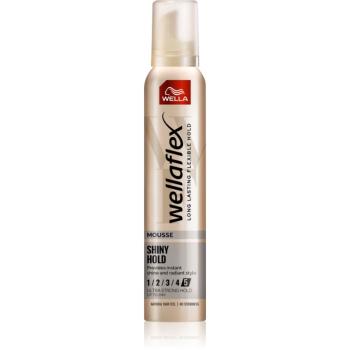 Wella Wellaflex Shiny Hold penové tužidlo pre lesk 200 ml