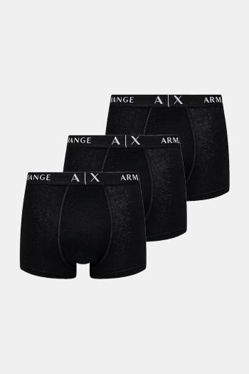 Boxerky Armani Exchange 3-pak čierna farba, XM000871 AF13682