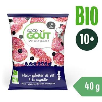 Good Gout BIO Mini ryžové koláčiky s čučoriedkami (40 g) (3770002327685)