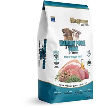 Magnum Iberian Pork & Tuna all breed 12 kg (8595675204843) + ZDARMA Sušené mäso pre psov Magnum