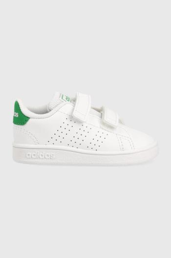 Detské tenisky adidas ADVANTAGE biela farba