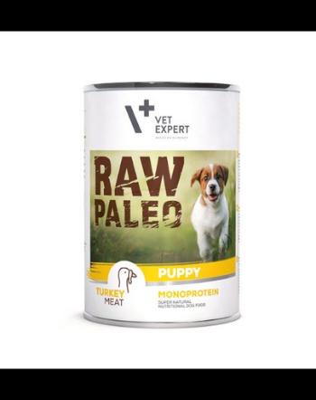 VETEXPERT RAW PALEO Puppy cu carne de curcan 400 g