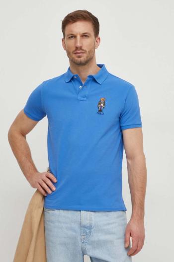 Bavlnené polo tričko Polo Ralph Lauren s nášivkou,710853312