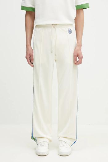 Tepláky Drôle de Monsieur Le Track Pants Tresse pánske, béžová farba, s nášivkou, G-SP007-PL135-OW
