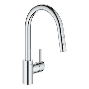 Drezová batéria GROHE Concetto New s vyťahovacou sprškou chróm 31483002