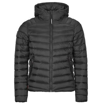 Superdry  HOODED FUJI SPORT PADDED  Bundy Čierna