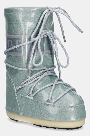 Detské snehule Moon Boot ICON JR GLITTER tyrkysová farba, 80D3400290