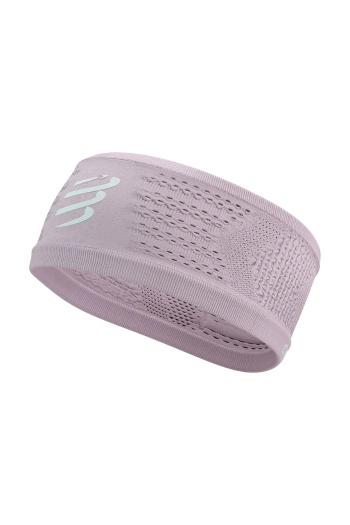 Čelenka Compressport On/Off ružová farba, XBNU390