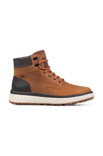Členkové topánky Geox U GRANITO + GRIP B A pánske, hnedá farba, U36FZC 0FF50 C2041