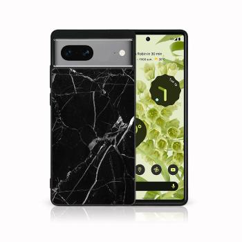 MY ART Ochranný kryt pre Google Pixel 7 BLACK MARBLE (142)