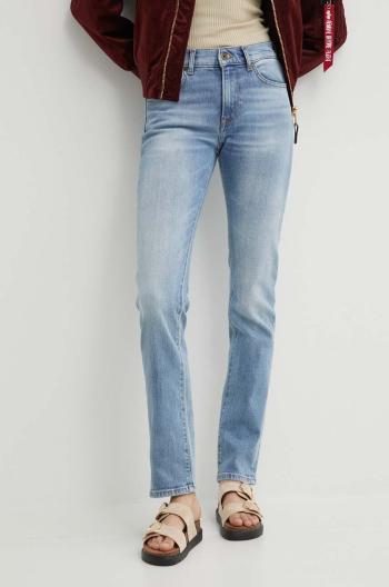 Rifle Pepe Jeans SLIM JEANS MW dámske, PL204589PG0